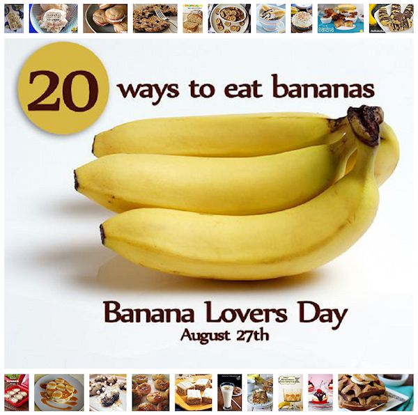 20 recipes for banana lovers day