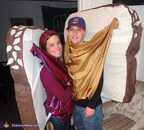 Peanut Butter and Jelly Sandwich Costume