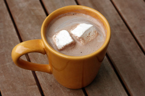 Homemade Vanilla Hot Chocolate