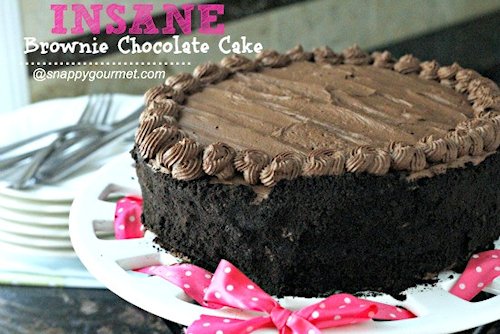 Insane Brownie Chocolate Cake