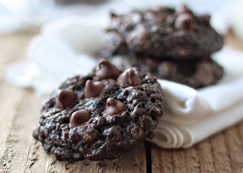 Double Chocolate Chip Oatmeal Cookies