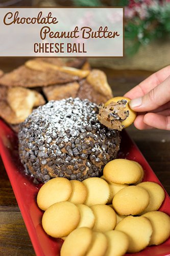 Chocolate Peanut Butter Cheese Bal