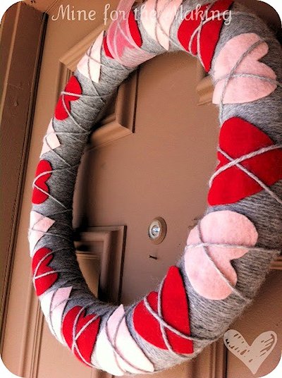 Heart Argyle Wreath