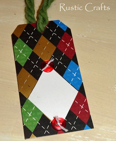 Argyle Gift Tag