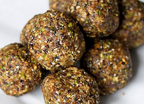 21 Peanut Butter Pistachio Energy Bites