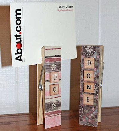 Scrabble Tile Craft Clips