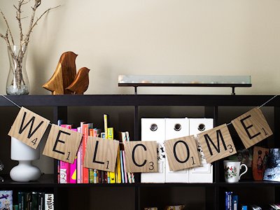 Printable Scrabble Tile Banner