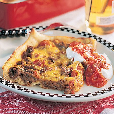 Deep Dish Taco Pizza Recipe