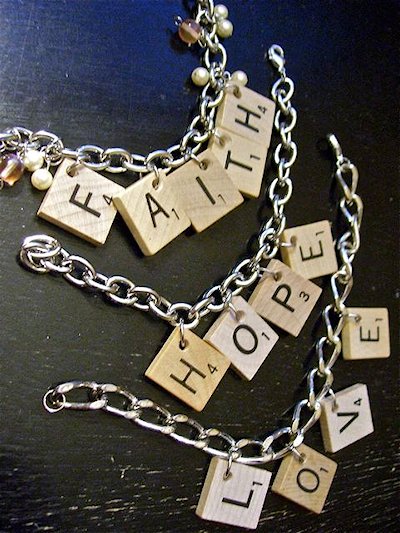 Scrabble Bracelet