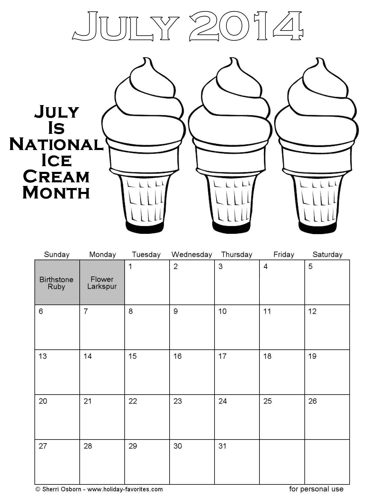 calendar coloring pages - photo #20