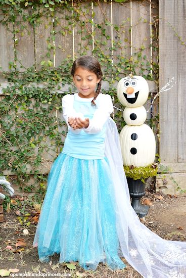 Last-Minute Disney Frozen Elsa Tutu Costume