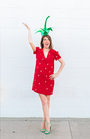 DIY Strawberry Costume