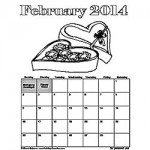 February 2014 calendar 250