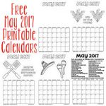 May 2017 printable calendar pages 250